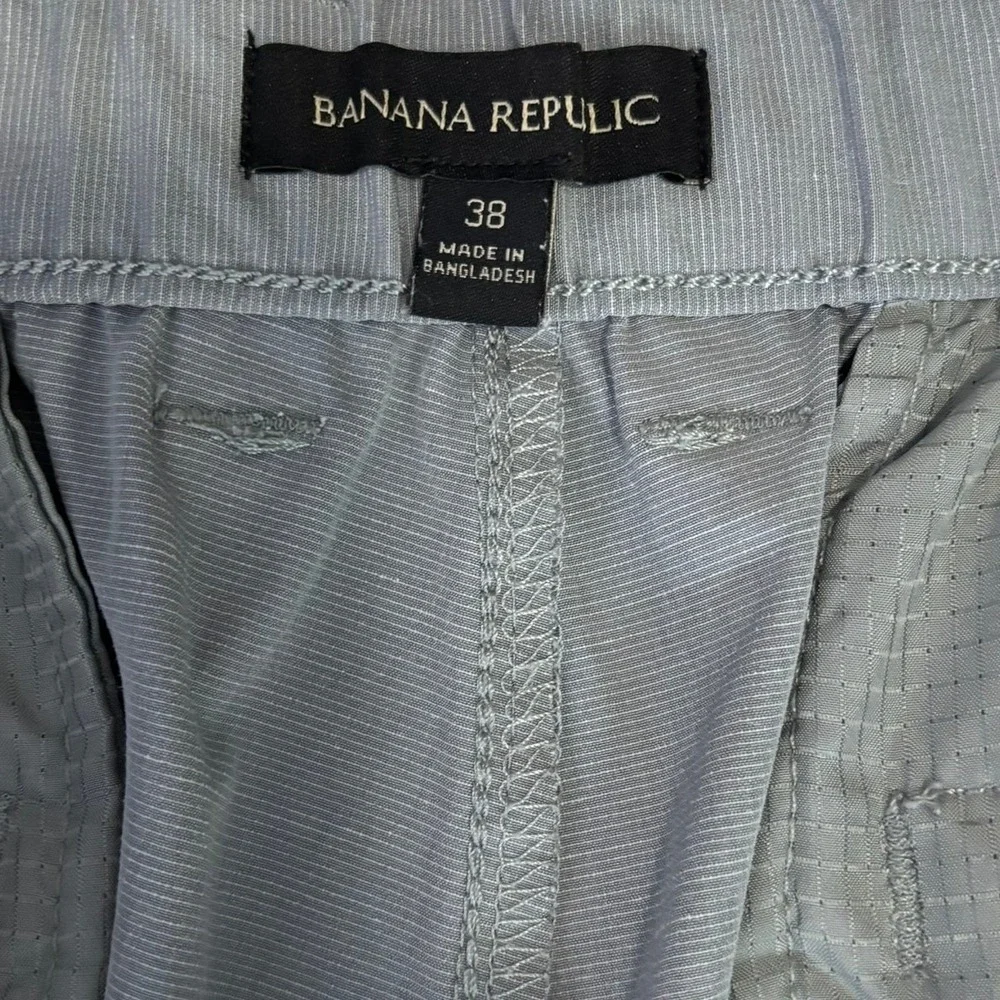 Banana Republic‎ Performance Shorts Mens 38 Gray Stretch Tech Golf Casual